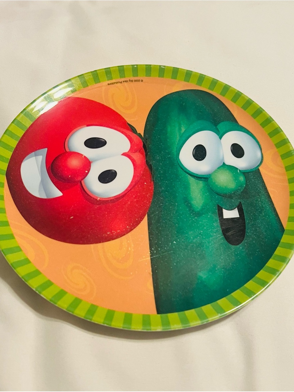 Kids' Veggie Tales Plate - Bob & Larry